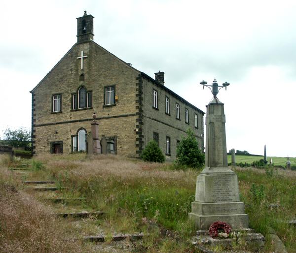 War Memorial, Congregational Church, Charlesworth, Derbyshire.
