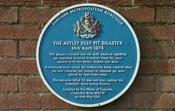 Astley Deep Pit Disaster, Dukinfield, 1874.