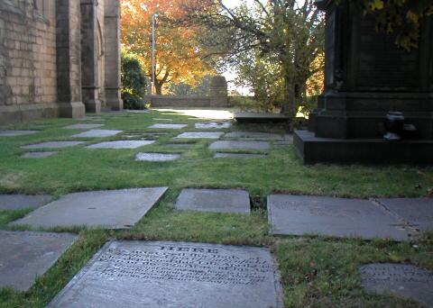 Matthew Lewis's grave, Dukinfield Old Chapel, Cheshire.