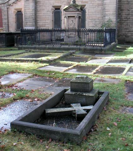 Kathleen Esther Oliver's grave, Dukinfield Old Chapel, Cheshire.