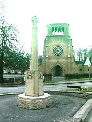 War Memorial, Hale Barns, Cheshire.