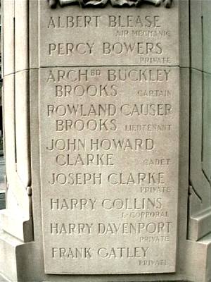 War Memorial, Hale Barns, Cheshire.