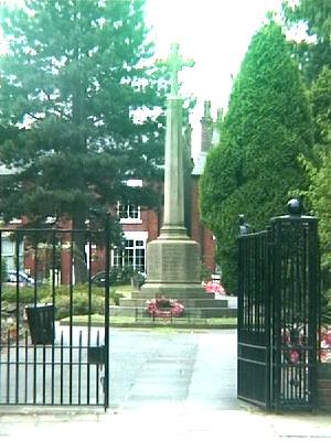 War Memorial, Hazel Grove, Cheshire.