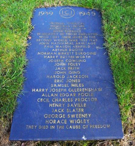 War Memorial, ICI, Newton, Hyde.