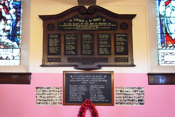 War Memorial, St Mary's, Newton, Hyde.