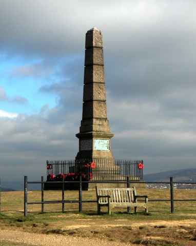 War Memorial, Werneth Low, Hyde, Cheshire.