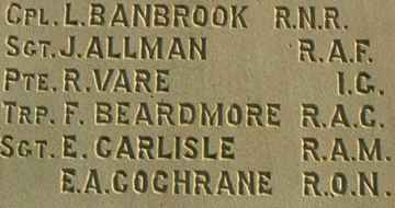 War Memorial, Kerridge, Cheshire.