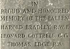 War Memorial, Kettleshulme, Cheshire.