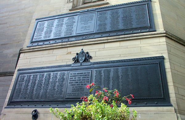 War Memorial, Manchester University.