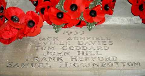 War Memorial, Mottram in Longdendale, Cheshire.