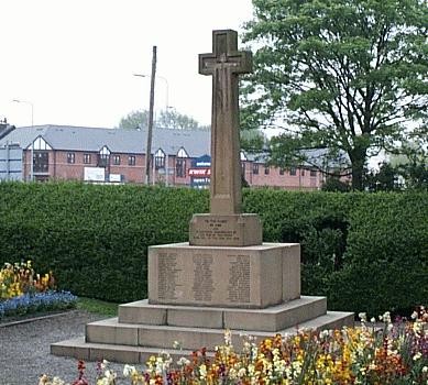 War Memorial, Dane Bridge, Northwich, Cheshire.