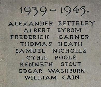 War Memorial, Dane Bridge, Northwich, Cheshire.