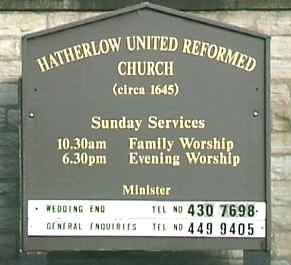 Hatherlow United Reformed Church.