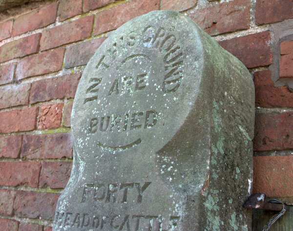 Cattle Plague Memorial, Mucclestone Staffordshire.