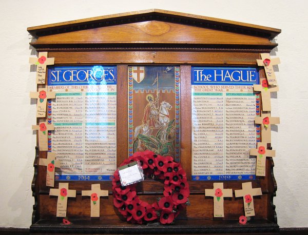 Roll of Honour, St George's School, Stalybridge.