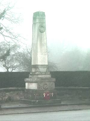 War Memorial, Styal, Cheshire.