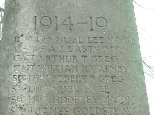 War Memorial, Styal, Cheshire.