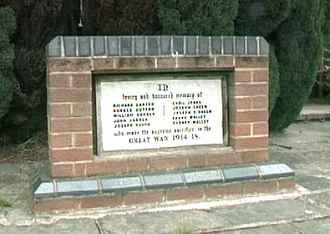 War Memorial, Alpraham, Cheshire.