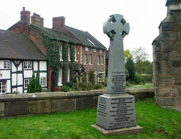 War Memorial, Astbury, Cheshire.