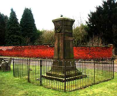 War Memorial, Aston by Sutton, Cheshire.