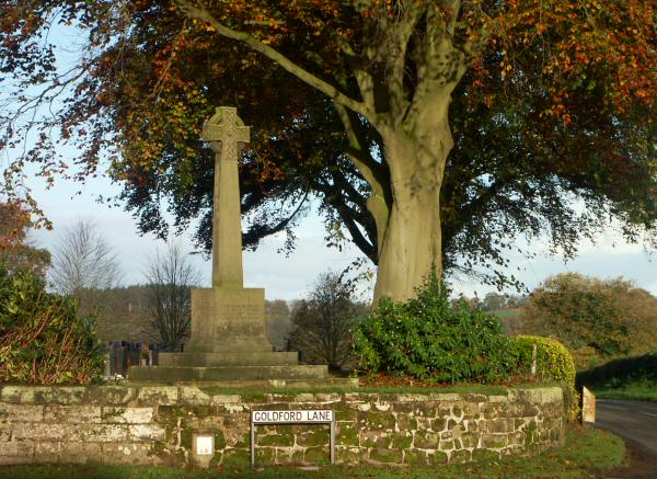 War Memorial, Bickerton, Cheshire.