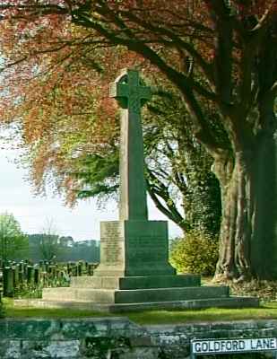 War Memorial, Bickerton, Cheshire.