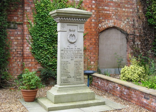 War Memorial, Tranship Shed, Crewe.