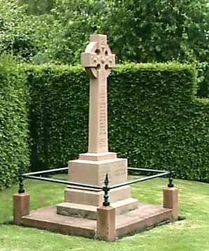 War Memorial, Crowton, Cheshire.