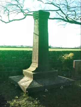 War Memorial, Frankby, Cheshire.