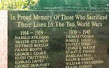 War Memorial, Frankby, Cheshire.