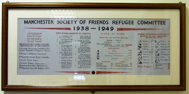 War Memorial, Society of Friends, Manchester.