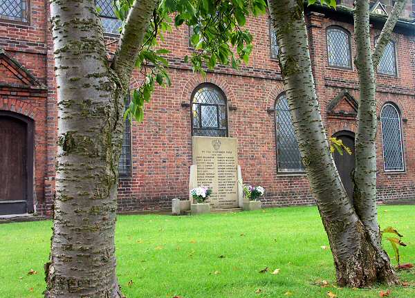 War Memorial, Holmes Chapel, Cheshire.