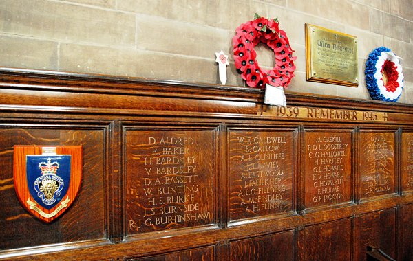 WW2 War Memorial, St George, Heaviley, Stockport.