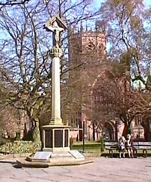 War Memorial, Nantwich, Cheshire.