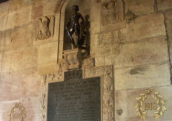 War Memorial, Nether Alderley, Cheshire.