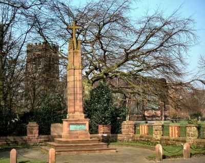 War Memorial, Northwich, Cheshire.