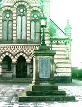 War Memorial, URC, Over, Cheshire.