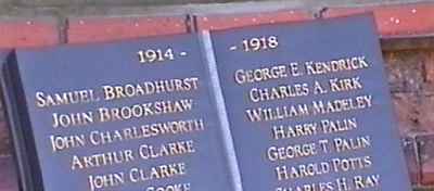War Memorial, Shavington, Cheshire.