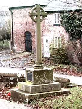 War Memorial, Shotwick, Cheshire.