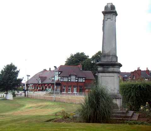 War Memorial, The Cricket Club, Stockport, Cheshire.