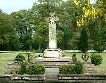 War Memorial, Thelwall, Cheshire.