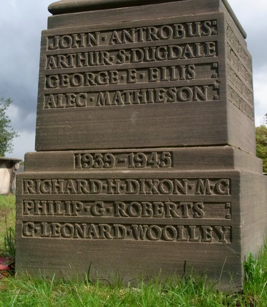 War Memorial, Thornton-le-Moors, Cheshire.