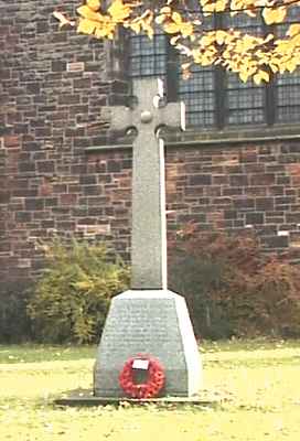 War Memorial, Warburton, Cheshire.