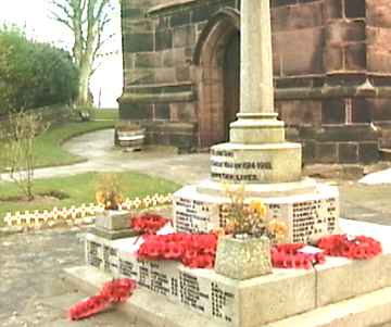 War Memorial, Weaverham, Cheshire.