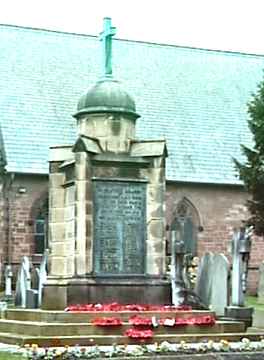 War Memorial, Willaston, near Neston, Cheshire.