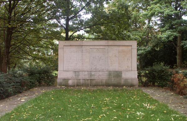 War Memorial, Willow Grove Cemetery, Reddish, Stockport.