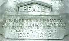 War Memorial, Furness Vale, Derbyshire.