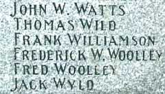 War Memorial, Whaley Bridge, Derbyshire.