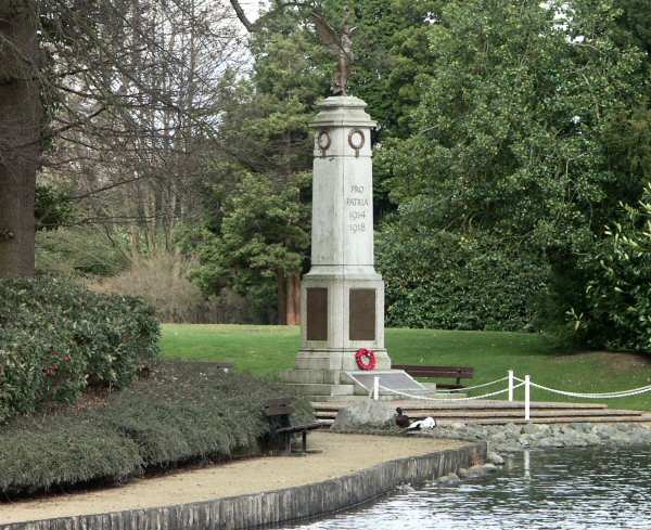 War Memorial, Refuge Assurance Company, Wilmslow, Cheshire.