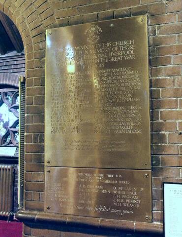 War Memorial, Royal Liverpool Golf Club, Hoylake.